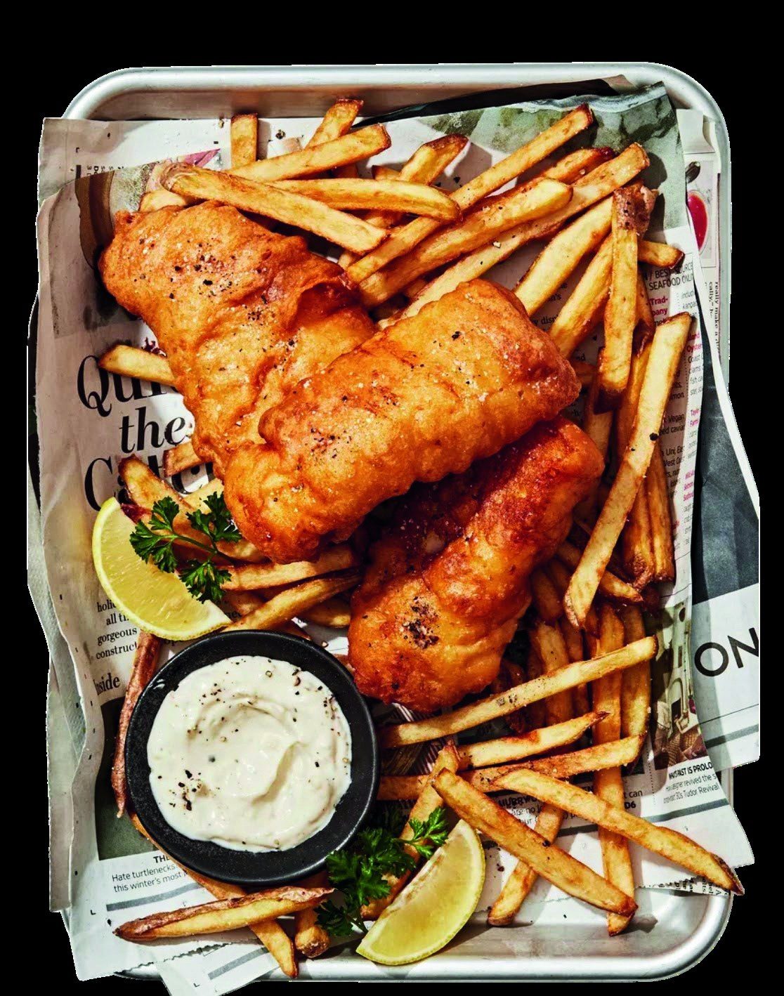 Fish & Chips — served at Joe's Naples Park Diner, Naples, Florida