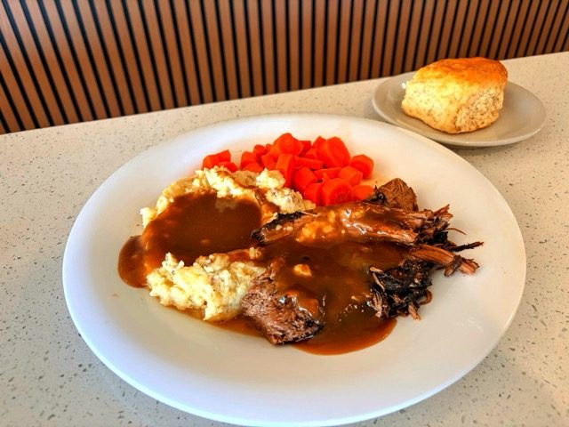 Pot Roast — served at Joe's Naples Park Diner, Naples, Florida
